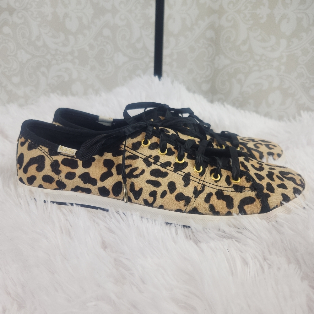 EUC KEDS® X KATE SPADE L Kickstart Genuine Calf Hair Sneaker